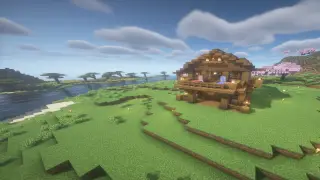 Minecraft Cozy Spruce House Schematic (litematic)